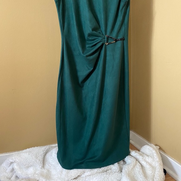 EnFocus Studio Side Cinch velour Sheath Dress NWOT - Picture 5 of 5